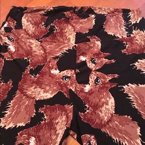 LULAROE TC SQUIRREL LEGGINGS NWOT